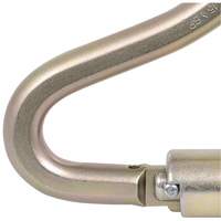 CP-04011-1 Zinc Plated Carabiner with 2" Gate Opening, Steel Mukwa Safety Services