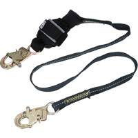 Arc Flash Web Shock-Absorbing Lanyard, 6', Snap Hook Center, Snap Hook Leg Ends, Kevlar&reg; Mukwa Safety Services