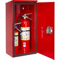 Heavy-Duty Outdoor Fire Extinguisher Cabinet, 14" W x 28" H x 10" D Mukwa Safety Services