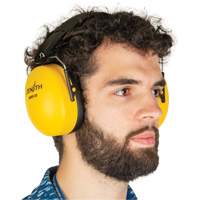 Passive Ear Muffs, Headband, 25 NRR dB Mukwa Safety Services