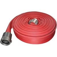 Nitrile Rubber Fire Hose, 50' L, 2-1/2" Dia., 200 Mukwa Safety Services