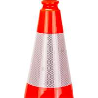 Premium Traffic Cone, 18", Orange, 6" Reflective Collar(s) Mukwa Safety Services