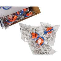 Bouchons d'oreilles en mousse, Paire - Sac en poly, Avec cordon Mukwa Safety Services