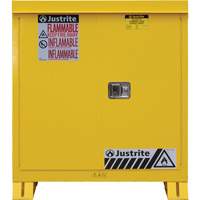 Outdoor Flammable Storage Cabinet, 30 gal., 2 Door, 43" W x 44" H x 18" D Mukwa Safety Services