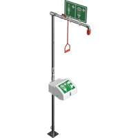 Combination Shower with Closed ABS Bowl & Bottom Inlet, Pedestal Mukwa Safety Services