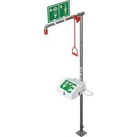 Combination Shower with Closed ABS Bowl & Top Inlet, Pedestal Mukwa Safety Services