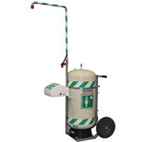 Mobile Self-Contained Emergency Safety Shower with Eye & Face Wash, 30 gal. Capacity, Meets None Mukwa Safety Services