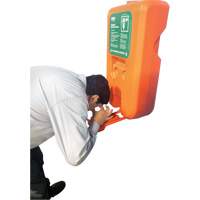 Portable Self-Contained Eyewash Station, Gravity-Fed, 10 gal. Capacity, Meets ANSI Z358.1 Mukwa Safety Services