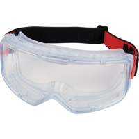 GoggleGear 3000 Series Protective Goggles, Clear Lens, Anti-Fog/Anti-Scratch, Indirect Vent Mukwa Safety Services