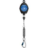 Self-Retracting Lifeline, 20', Galvanized Steel, Swivel Mukwa Safety Services