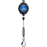 Self-Retracting Lifeline, 30', Galvanized Steel, Swivel Mukwa Safety Services