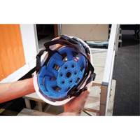 BOLT Safety Helmet Cooling Liner, Blue Mukwa Safety Services
