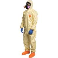 Tychem&reg; 6000 SFR Coverall, Size Small, Khaki Mukwa Safety Services