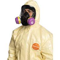 Tychem&reg; 6000 SFR Coverall, Size Small, Khaki Mukwa Safety Services