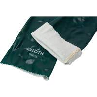 Double Dipped Green Gloves, 18" L, PVC, Cotton Jersey Inner Lining, 70-mil Mukwa Safety Services
