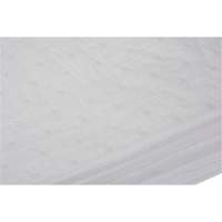 Bonded Sorbent Pad, Oil Only, 15" x 19", 10 gal. Absorbancy Mukwa Safety Services