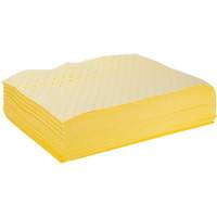 Bonded Sorbent Pads, Hazmat, 15" x 19", 8 gal. Absorbancy Mukwa Safety Services