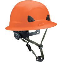 Casque Fibre Metal de style escalade avec bordure compl&egrave;te, R&eacute;pond aux normes CSA type 2, Suspension Rochet, Non ventil&eacute; Mukwa Safety Services