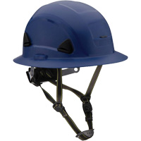 Casque Fibre Metal de style escalade avec bordure compl&egrave;te, R&eacute;pond aux normes CSA type 2, Suspension Rochet, Non ventil&eacute; Mukwa Safety Services