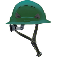 Casque Fibre Metal de style escalade avec bordure compl&egrave;te, R&eacute;pond aux normes CSA type 2, Suspension Rochet, Ventil&eacute; Mukwa Safety Services