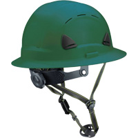 Casque Fibre Metal de style escalade avec bordure compl&egrave;te, R&eacute;pond aux normes CSA type 2, Suspension Rochet, Ventil&eacute; Mukwa Safety Services