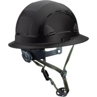Casque Fibre Metal de style escalade avec bordure compl&egrave;te, R&eacute;pond aux normes CSA type 2, Suspension Rochet, Ventil&eacute; Mukwa Safety Services
