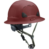 Casque Fibre Metal de style escalade avec bordure compl&egrave;te, R&eacute;pond aux normes CSA type 2, Suspension Rochet, Ventil&eacute; Mukwa Safety Services
