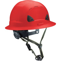 Casque Fibre Metal de style escalade avec bordure compl&egrave;te, R&eacute;pond aux normes CSA type 2, Suspension Rochet, Ventil&eacute; Mukwa Safety Services