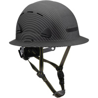 Casque Fibre Metal de style escalade avec bordure compl&egrave;te, R&eacute;pond aux normes CSA type 2, Suspension Rochet, Ventil&eacute; Mukwa Safety Services