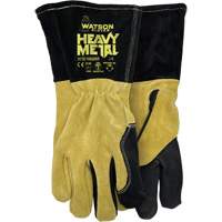 Gants de soudage MIG/&eacute;lectrode 2780 Thrasher, Cuir de vache refendu, Taille Petit Mukwa Safety Services