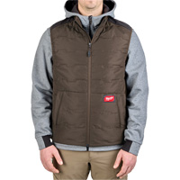 FREEFLEX Lightweight Insulated Vest, Men's, Small, Brown Mukwa Safety Services