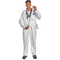 Combinaison jetable compatible avec harnais, Petit, Blanc, Tyvek 500 Mukwa Safety Services