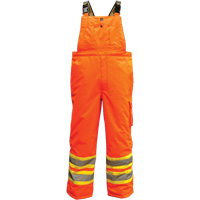 6450PO Freezer 300D Trilobal Overalls, Polyester, Small, High Visibility Orange Mukwa Safety Services