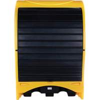 2-Drum Hard Cover Spill Pallet, 43.11" L x 61.61" W x 83.07" H, 1433 lbs. Load Capacity Mukwa Safety Services