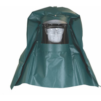 Cagoule anti-&eacute;claboussures chimiques et casquette rigide avec visi&egrave;re r&eacute;sistante aux produits chimiques Mukwa Safety Services