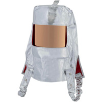 Heat Reflective Hood with Clear Gold Window Mukwa Safety Services