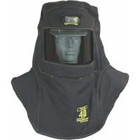 Cagoule de protection contre l'arc &eacute;lectrique TCG, Noir, 40 cal/cm², ANSI Z87.1/ASTM F1506/ASTM F1959/ASTM F2178/R&eacute;pond ou surpasse la norme CSA Z462/NFPA 70E, 4 Arc &eacute;lectrique EPI cat&eacute;gorie niveau Mukwa Safety Services