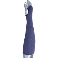 Manchette ASP &agrave; 2 plis avec trou pour pouce ECO Series Kut Gard, Aramide, 14", ASTM ANSI niveau A3, Mauve Mukwa Safety Services