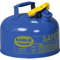 Bidon de s&eacute;curit&eacute; pour le k&eacute;ros&egrave;ne, Type I, Acier galvanis&eacute;, 2 gal. US, Bleu, Homologu&eacute; FM/List&eacute; UL/ULC Mukwa Safety Services