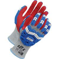 Gants antichocs r&eacute;sistants &agrave; la coupe pour &eacute;crans tactiles Cut-X, 6, Paume en Mousse de nitrile, Poignet &eacute;lastique Mukwa Safety Services