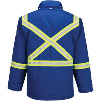 Parka dhiver isol&eacute;e 88/12 Bizflame, Bleu, Petit Mukwa Safety Services