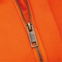 Heavyweight Safety Hoodie, Women's, X-Small, High Visibility Orange Mukwa Safety Services