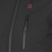 Veste chauffante Softshell, Hommes, Petit, Noir Mukwa Safety Services