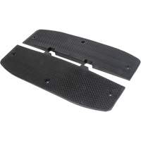 Speed Hump End Caps, Rubber, 2' L x 16" W x 1-1/4" H Mukwa Safety Services
