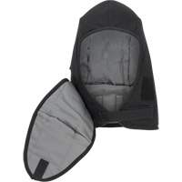 Doublure matelass&eacute;e ignifug&eacute;e Pioneer 766A pour casque de s&eacute;curit&eacute; avec embout buccal amovible, Noir/Gris, Coton/FR-Tech/Modacrylique/Nylon Mukwa Safety Services