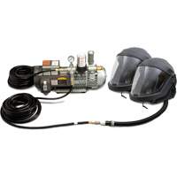 2-Worker DEFENDER Supplied Air Shield & Helmet System Mukwa Safety Services