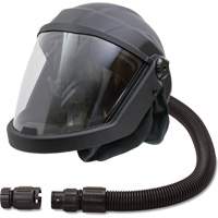 DEFENDER Supplied Air Respirator Shield & Helmet with Cooler, Universal, Facepiece Mukwa Safety Services