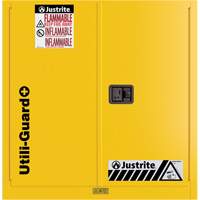 Armoire de s&eacute;curit&eacute; pour produits inflammables Utili-Guard+, 30 gal., 1 Porte(s), 43" La x 44" h x 22" p Mukwa Safety Services