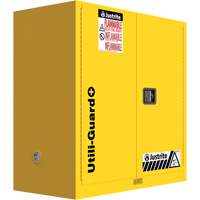 Armoire de s&eacute;curit&eacute; pour produits inflammables Utili-Guard+, 30 gal., 1 Porte(s), 43" La x 44" h x 22" p Mukwa Safety Services