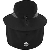 Chill-Its 8934 Ranger Hat with Neck Shade, Small/Medium, Black Mukwa Safety Services